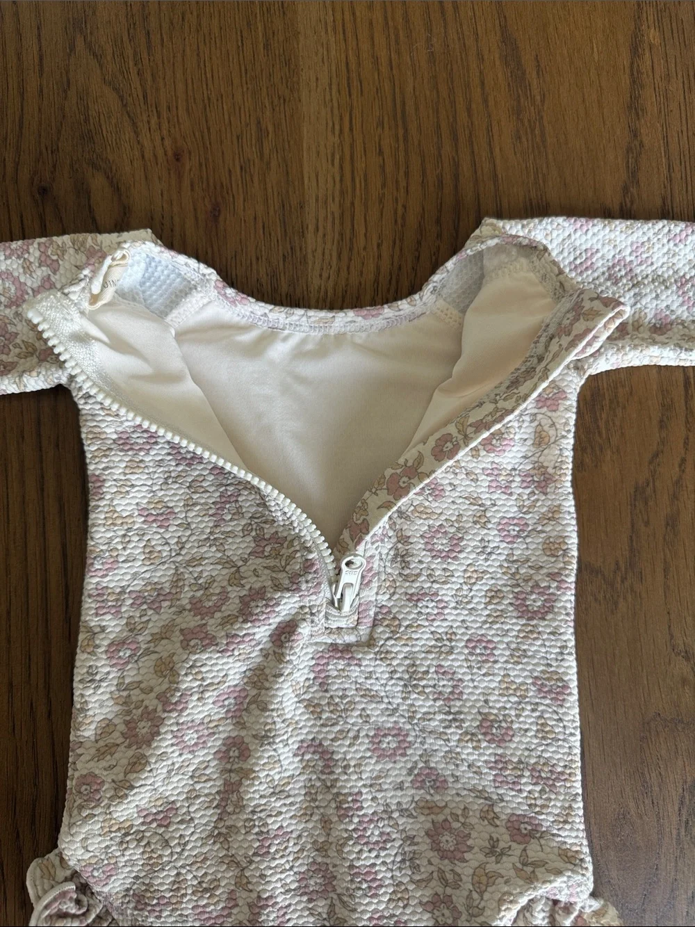Quincy Mae Olivia Floral Long-Sleeve One-Piece Swimsuit